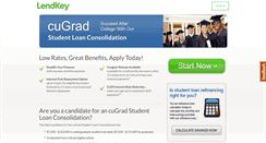 Desktop Screenshot of consolidation.custudentloans.org